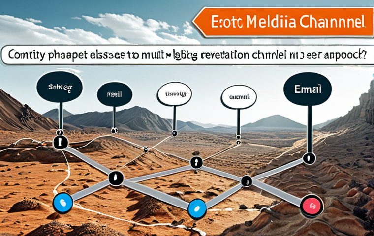 **

Prompt: "A dynamic digital landscape illustrating content creation evolving from simple blog posts to a strategic, multi-channel approach with SEO, social media, and email marketing. Data analysis icons in the background show strategy adjustment."

**