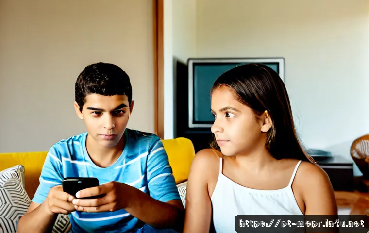 Home 17 미디어 효과 이론 - Photorealistic Brazilian family in a bright São Paulo apartment living room, three generations thoug...